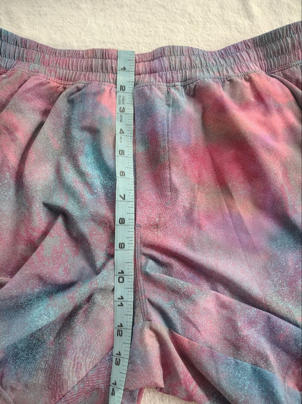 Men’s Tie-Dye Lululemon Shorts - Pink & Blue - Picture 11 of 12